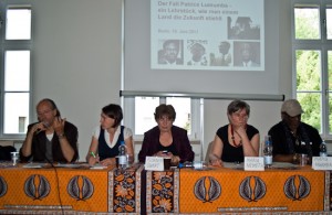 mit Ludo De Witte, Dr. Elisabeth Quart, Dr. Maria Németh und Muepu Muamba